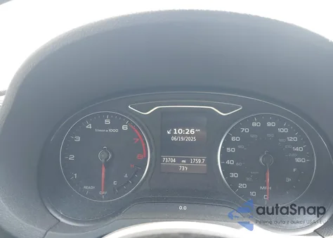 2016 Audi A3 2.0T Premium z USA, uszkodzony, nr VIN WAUJ8GFF9G1004647